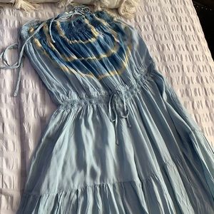 Blue relaxed jumpsuit